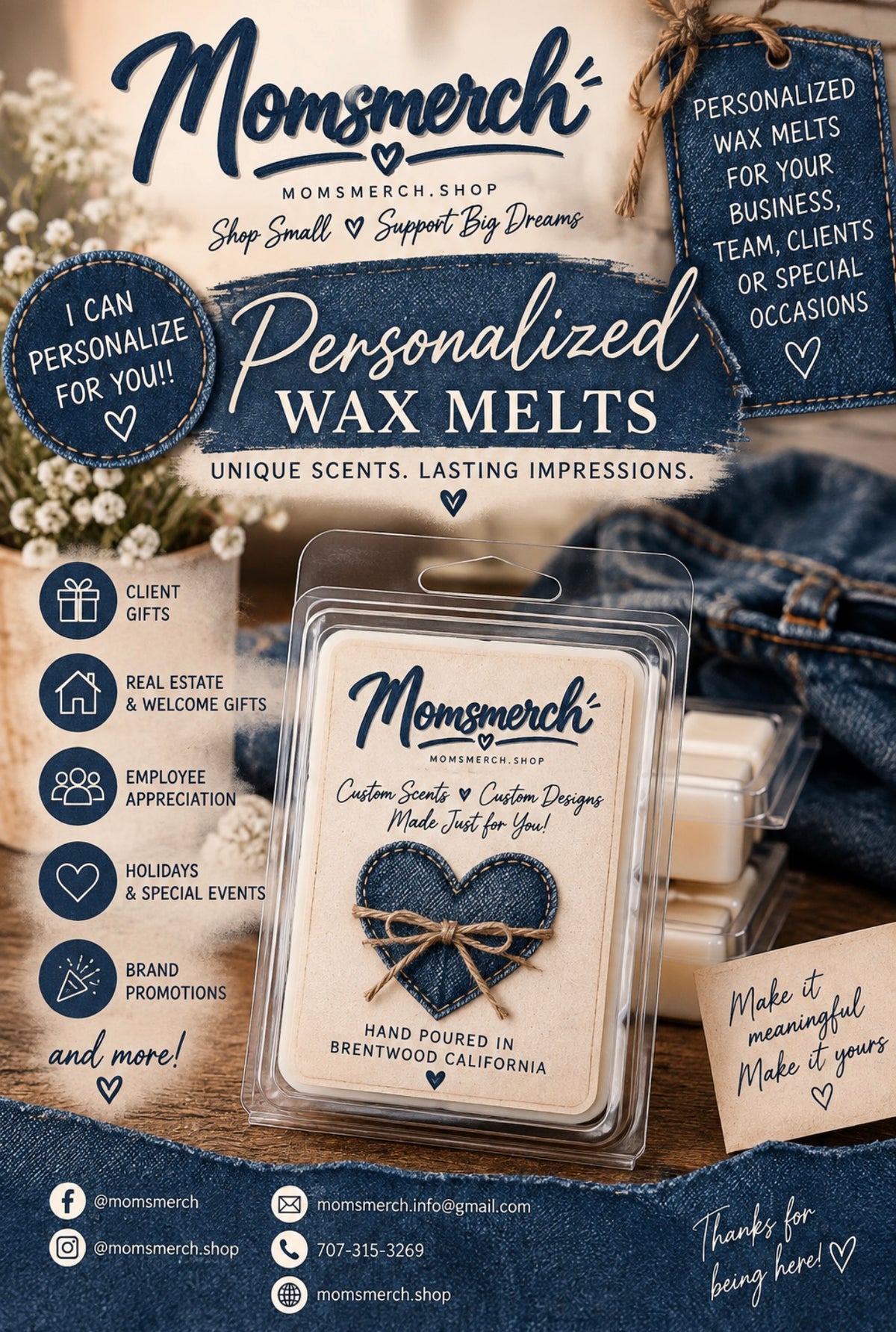 Personalized Wax Melts