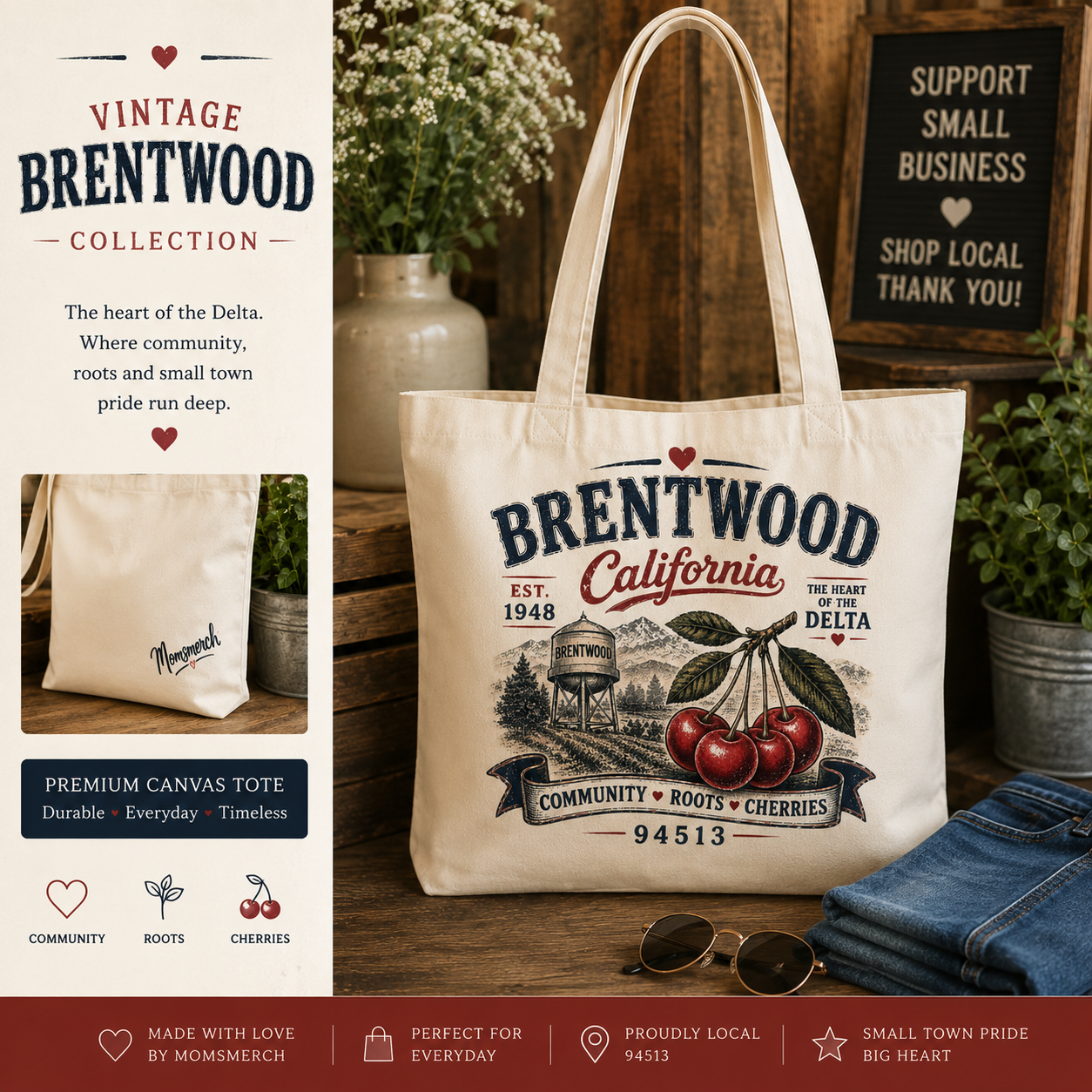 Brentwood Tote Bag