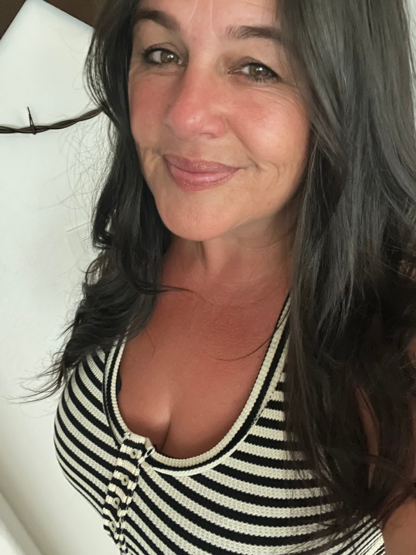 Henley Stripe Tanktop